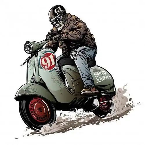 摩托车卡通化了,哪台是属于你的?