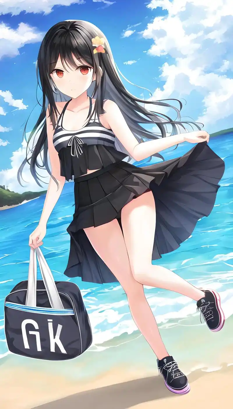 二次元壁纸.凉快一下#二次元少女 #二次元壁纸 #手机壁纸  - 抖音