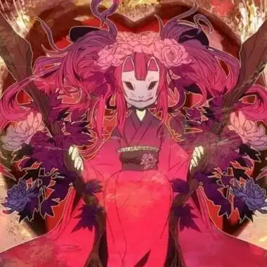 古风动漫女头狐狸面具