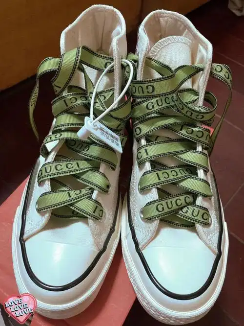 匡威gucci联名女鞋010101很难不爱,都去给我买它!