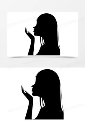 美女剪影头像图片大全