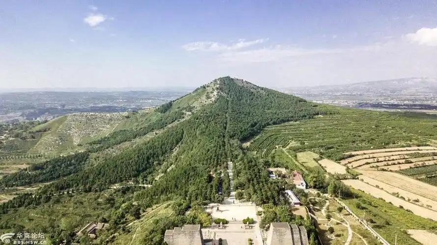 寻唐迹鸟瞰乾陵