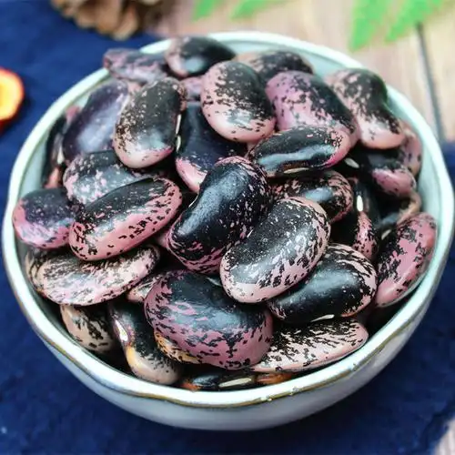大黑花芸豆 云南农家雪山黑芸豆牛眼豆大花豆豆类杂粮粗粮 大黑花芸豆