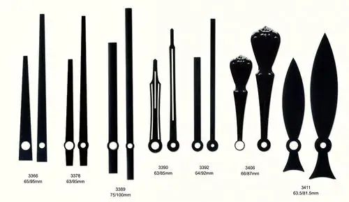 新丽珠石英钟指针钟表钟针表针机芯十字绣挂钟配件可定制厂家直销