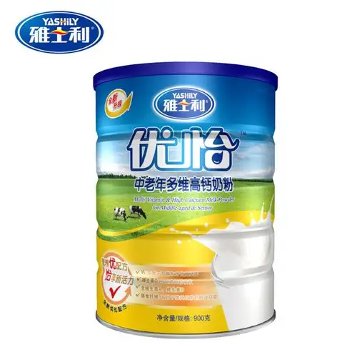 雅士利 优怡 中老年多维高钙奶粉900g 成人奶粉