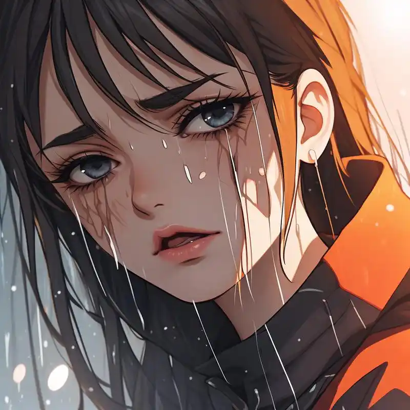 90哭泣的女生头像92