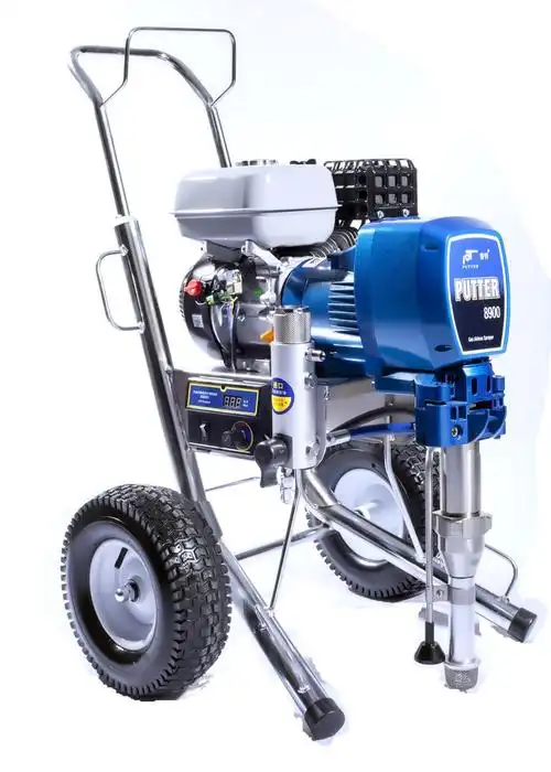 无锡普田直销pt8900汽油启动腻子粉喷涂机防水防火高压无气量大优惠