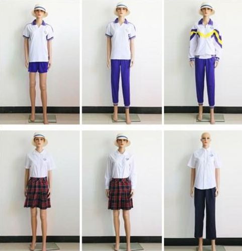 广州市第十三中学中学校校服中夏短袖秋冬季长袖外套校服