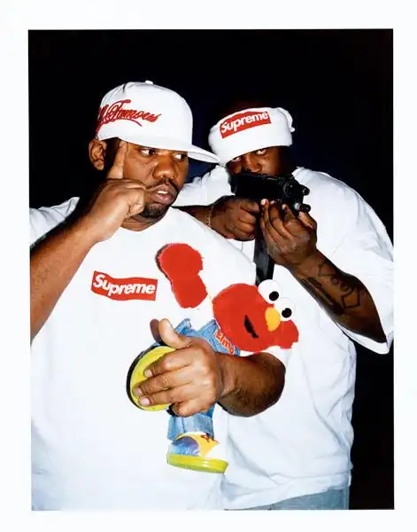 胖保镖 supreme raekwon初代人物photo tee男款