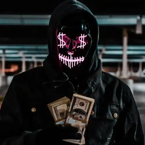 【京选优品】赛博朋克面具电子机能面具 黑色面罩科技头套led发光面具