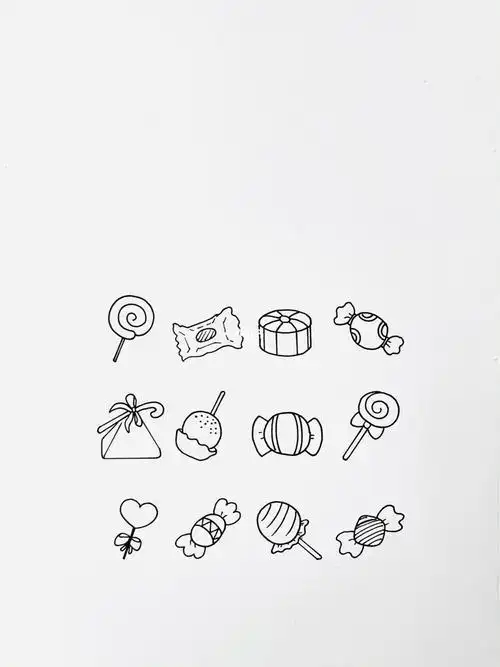 糖果图片大全简笔画糖果图片大全简笔画涂色