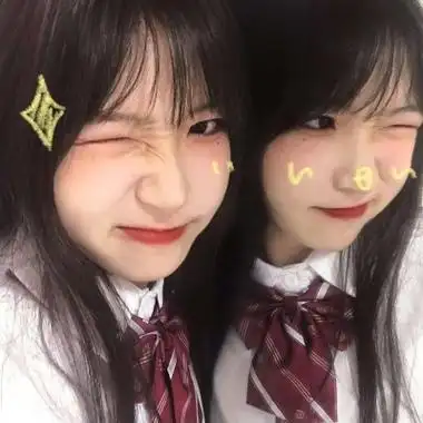 优质女生一对两张闺蜜干净头像 _微信头像_我要个性网