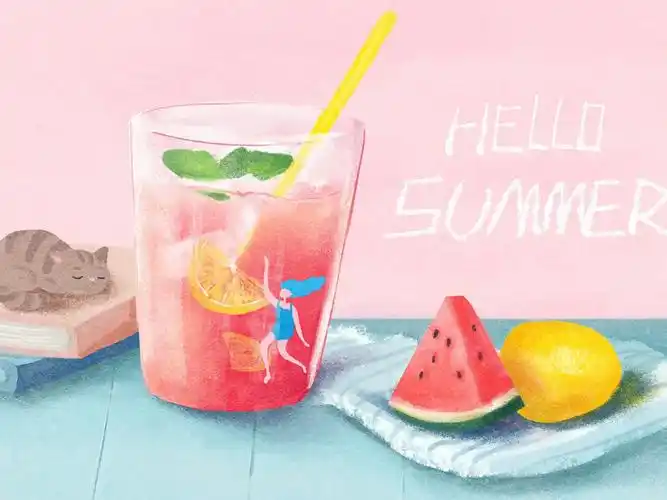 99什么偏得夏日宠爱,唯有冷饮一解燥热.