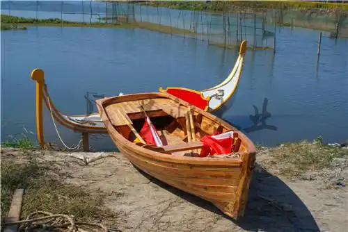 5米圆底欧式手划船 农用木船 可做景观装饰