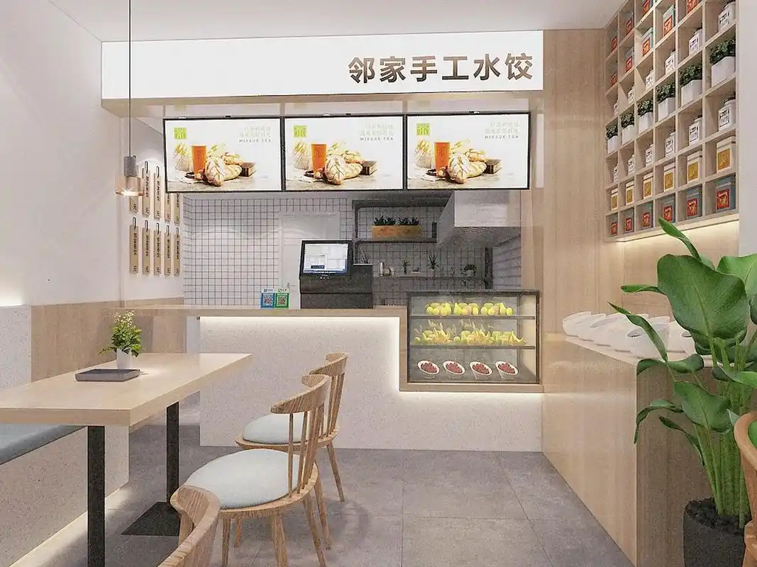 饺子店店面装修设计案例分享