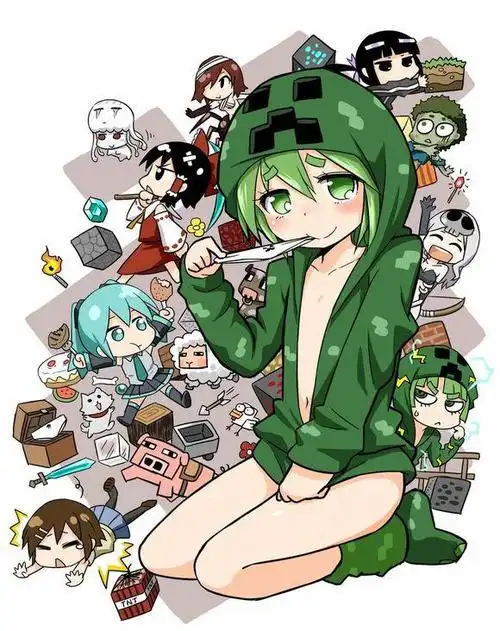 可爱的苦力怕娘23610653611162