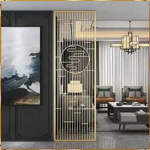 上海铝合金屏风隔断墙造型时尚典雅能改变空间布局