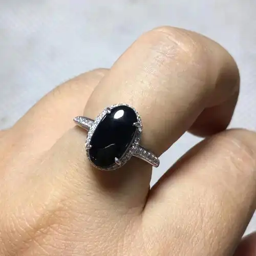 天然墨翠打灯全透尺寸125754