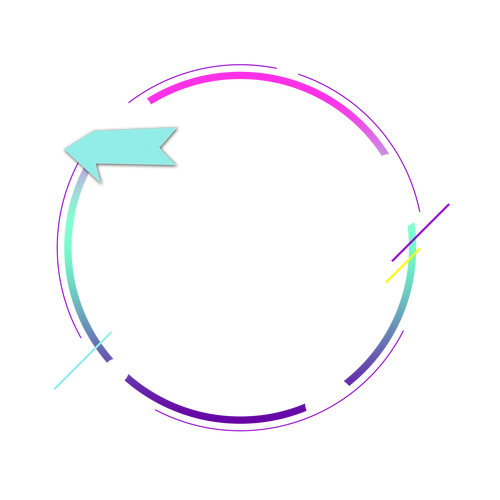 电商文本背景框圆形框促销标志
