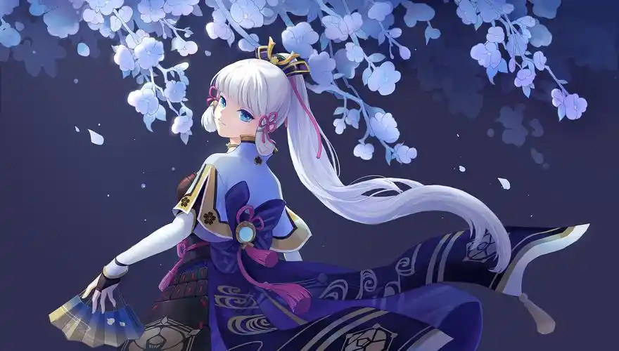 原神神里绫华有哪些好看的无水印壁纸美图 - 知乎