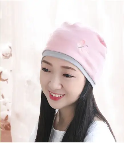 新款产后月子帽孕妇产妇帽防风防寒纯棉时尚秋冬孕妇帽厂家