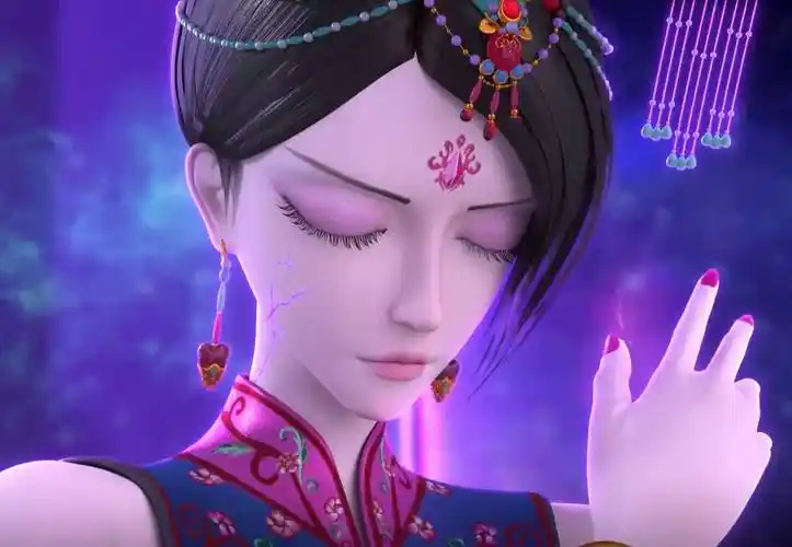 叶罗丽第九季的人物细节刻画得更加精细了,尤其是辛灵脸上的伤痕_仙子