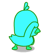 抖音绿色小黄鸭瞭望跳舞gif动图抖音动图gif小黄瞭望表情