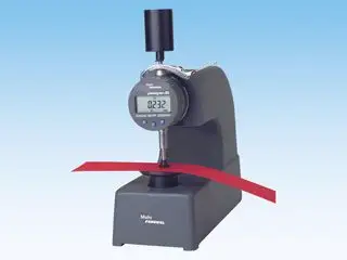 2)纸张测厚仪:测量纸张厚度专用仪器.