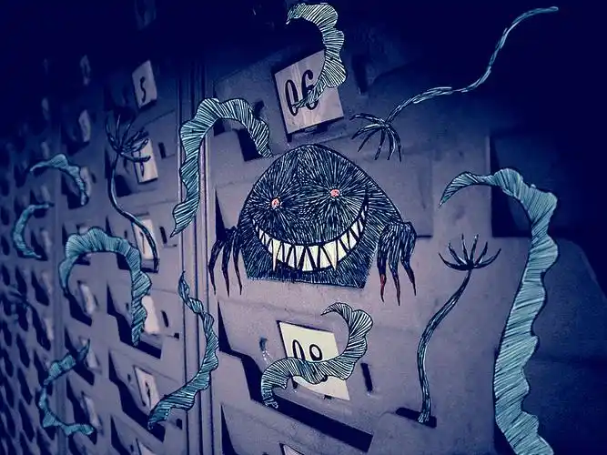 黑暗萌系照片涂鸦