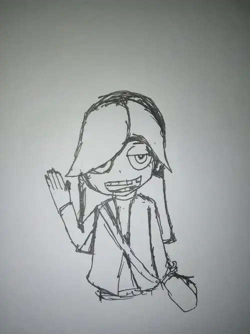 黑笔画,很干净——一笔都不能改!