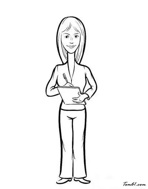 上班白领女性图片简笔画图片少儿图库中国儿童资源