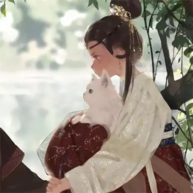 仙气十足的古风情侣双人情侣头像图片