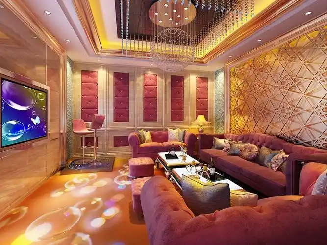 高档酒店ktv效果图
