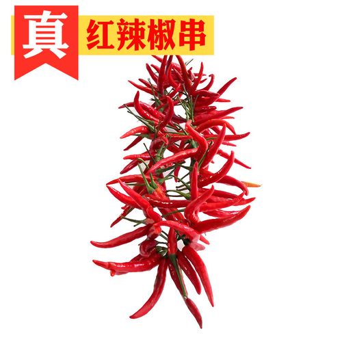 辣椒串挂件装饰真小辣椒红辣椒饰品挂串红红火火天然辣子串农家乐
