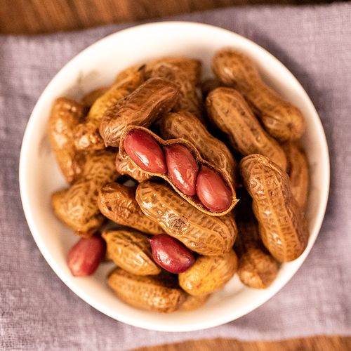 花生卤汁带壳香辣辣味五香盐水水煮零食小吃花生