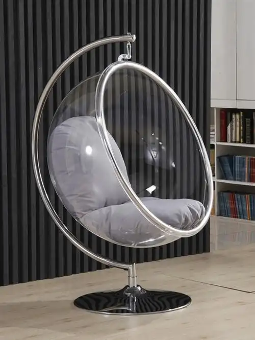 泡泡吊椅网红少女玻璃半球亚克力吊篮秋千吊球户外秋千