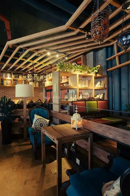 最新连锁咖啡厅设计装饰效果图-城起装修效果图