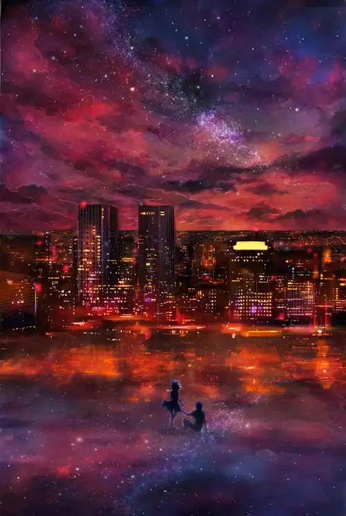 浪漫星空夜景海市蜃楼梦幻城堡木质成人拼图1000片儿童益智玩具