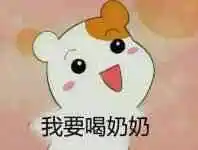 我要喝奶奶(仓鼠管家)表情包 - 日常表情包