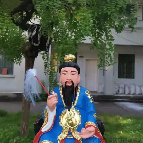 12寸太乙救苦天尊神像16寸太乙真人家用供奉摆件道教树脂佛像 12寸