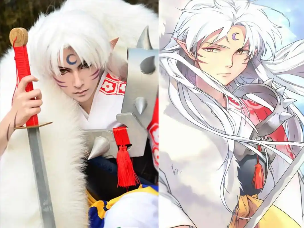 犬夜叉真人cos,第一个最好看,第三个网友惊呼:"辣眼睛"!