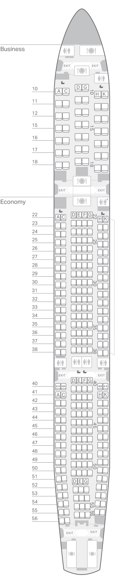 a300-300 (a33c) 座位表