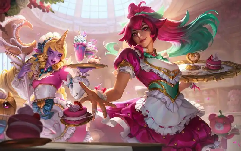 【lol】希维尔咖啡甜心皮肤试玩