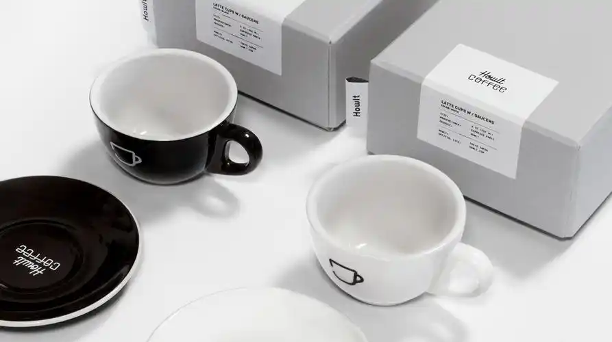 包装,极简,黑白,咖啡,hc-latte cup,咖啡杯