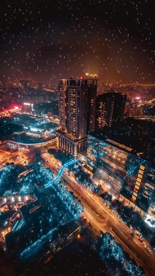绚丽,多彩的,繁华,城市,夜景, 标签:唯美风景建筑风景建筑夜景唯美