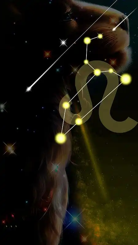 狮子座梦幻神秘手链黑色海报背景仅限学习交流使用范围暂无授权授权