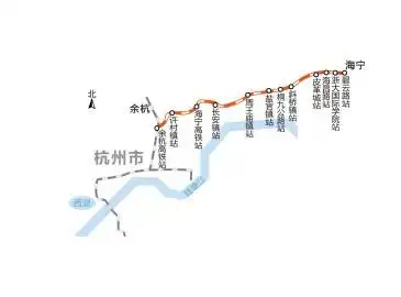 杭州到海宁城际铁路新增两站点 计划2018年底前建成