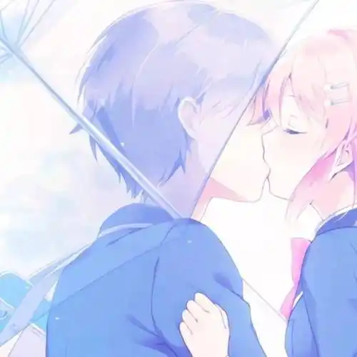 动漫情头是心心念念的超美蓝色系紫色系动漫情侣头像吖
