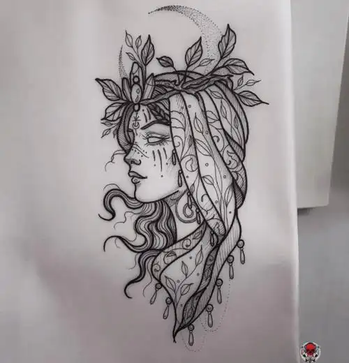 哥特暗黑系纹身insstephanie纹身艺术家连载