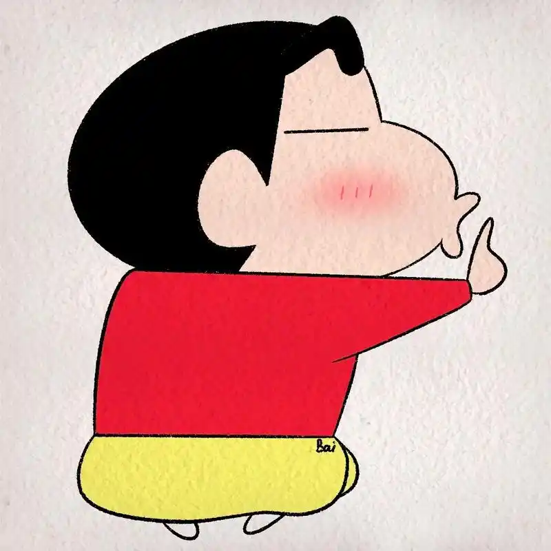 嘘 我看到你啦.#可爱头像 #绘画过程 #简笔画 #情侣头像 - 抖音